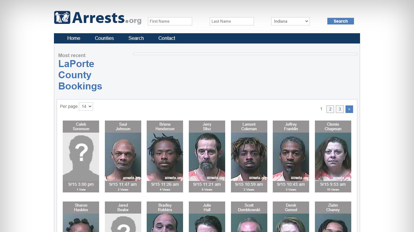 LaPorte County Arrests and Inmate Search